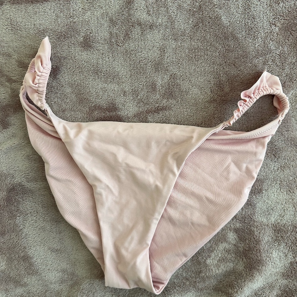 LIGHT PINK AERIE BIKINI BOTTOMS